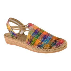 Toni Pons Women's Nina Multicolored Silk Casual Shoes Espadrille 38‎ US 7 - 7.5